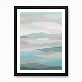 Cloudy Sunset Art Print