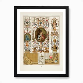 17th Century Pattern, Albert Racine (6) Art Print