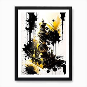 Chess King Art Print