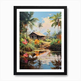 House By The Water Art Print