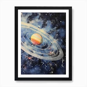 Fantasy Saturn Celestial 6 Art Print