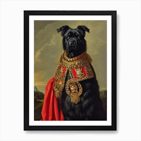 Newfoundland Renaissance Portrait Oil Painting Art Print