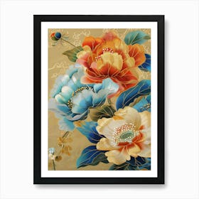 Chinese Flower Painting 102 Art Print