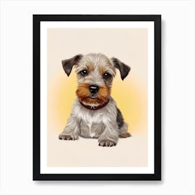 Cesky Terrier Illustration Dog Art Print