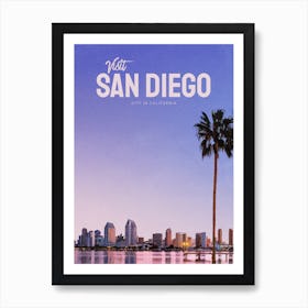 San Diego Cityscape Art Print