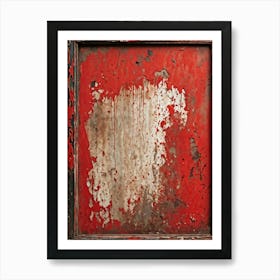 Vintage Frame Exhibiting Signs Of Aging A Spectrum Of Worn And Grimy Textures Co Existing On Its Su (5) Art Print