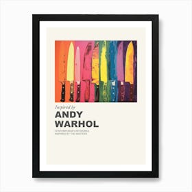 Museum Poster Inspired By Andy Warhol 11 Art Print