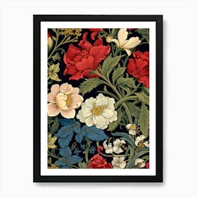 Floral Pattern 43 Art Print