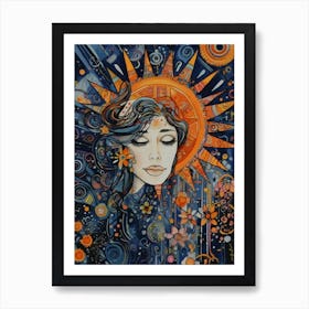 The Sun Lady Celestial 3 Art Print