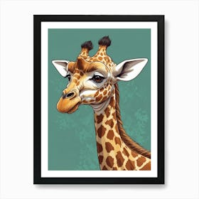 Giraffe 10 Art Print