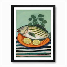 Tilapia 2 Italian Still Life Painting Art Print