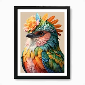 Colorful Bird 3 Art Print