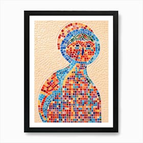 Mosaic Mosaic Mosaic Art Print