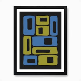 Mid Century Modern Abstract 4 Art Print