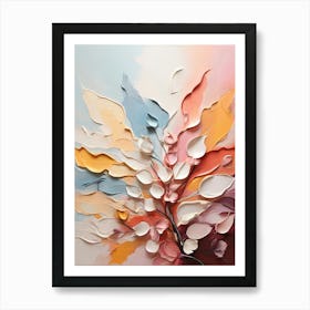 Freestyle Leaves Art Print