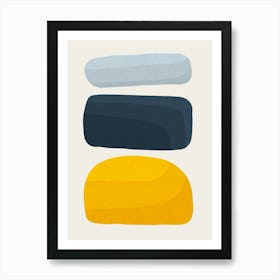 Expressive abstract art G Art Print