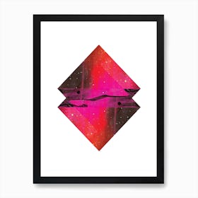 Diamond 2 Art Print