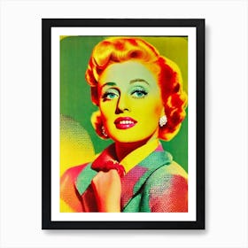 Celeste Holm Colourful Pop Movies Art Movies Art Print