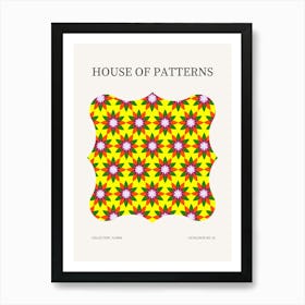 Floral Pattern Poster 10 Art Print