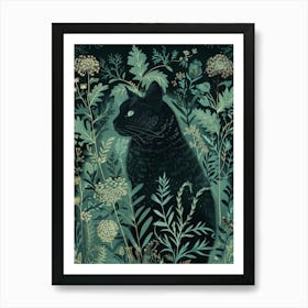 Cat In The Woods Art Print