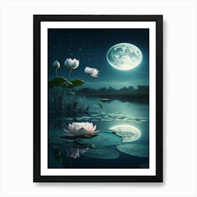 Lotus Flower Art Print