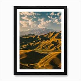 Zhangye National Park China Vintage Poster Art Print