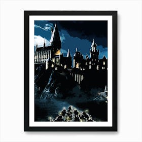 Harry Potter Castle 1 Art Print