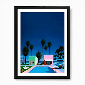 Hiroshi Nagai - City Pop , Vaporwave Aesthetic Art Print