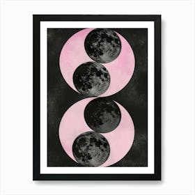 Pink Moon 5 Art Print