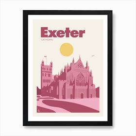 Exeter Cathedral Art Print