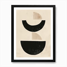 Victoria Stone Park Bauhaus Minimalist 1 Art Print