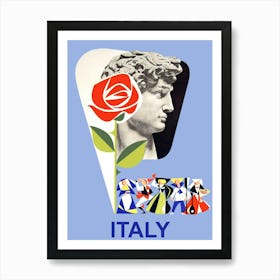 Italy, Vintage Travel Poster 1 Art Print