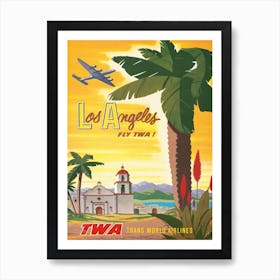 La Twa 1960s Vintage Poster Art Print