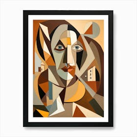 Abstract Of A Woman 8 Art Print