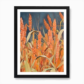 Sorghum Field Art Print