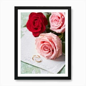 A Closeup Of A Rose The Archetype Of Romance And Beauty Rendered In Vibrant Hues Such As Tender Pi (1) 2 Art Print