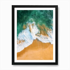 Aerial View Of A Beach 76 Art Print