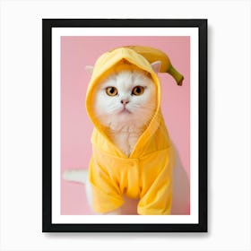 Banana Cat 1 Art Print