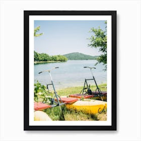 Water Bicycles Art Print