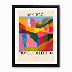 Abstract Travel Collection Poster Bolivia 2 Art Print