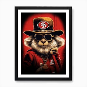 A San Francisco 49ers Lion Art Print