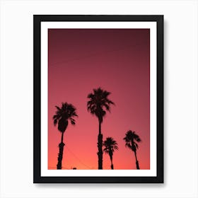 Beach Vibes And Palms Art Print
