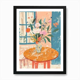 Flowers In A Vase 35 Art Print