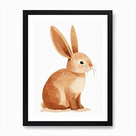 Havana Rabbit Kids Illustration 2 Art Print