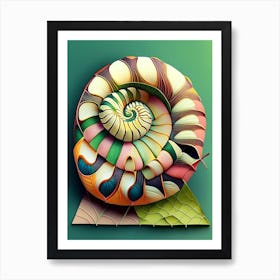 Snail Shell  Art Print