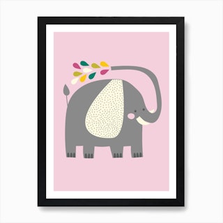 Elephant Art Print