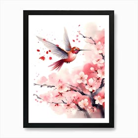 Hummingbird bird Art Print