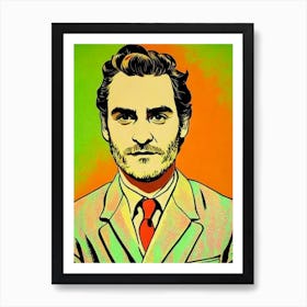 Joaquin Phoenix Colourful Pop Movies Art Movies Art Print