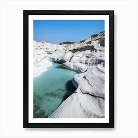 White Sand Beach Art Print