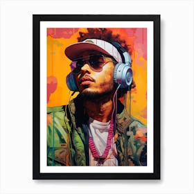 Chris Brown (4) Art Print